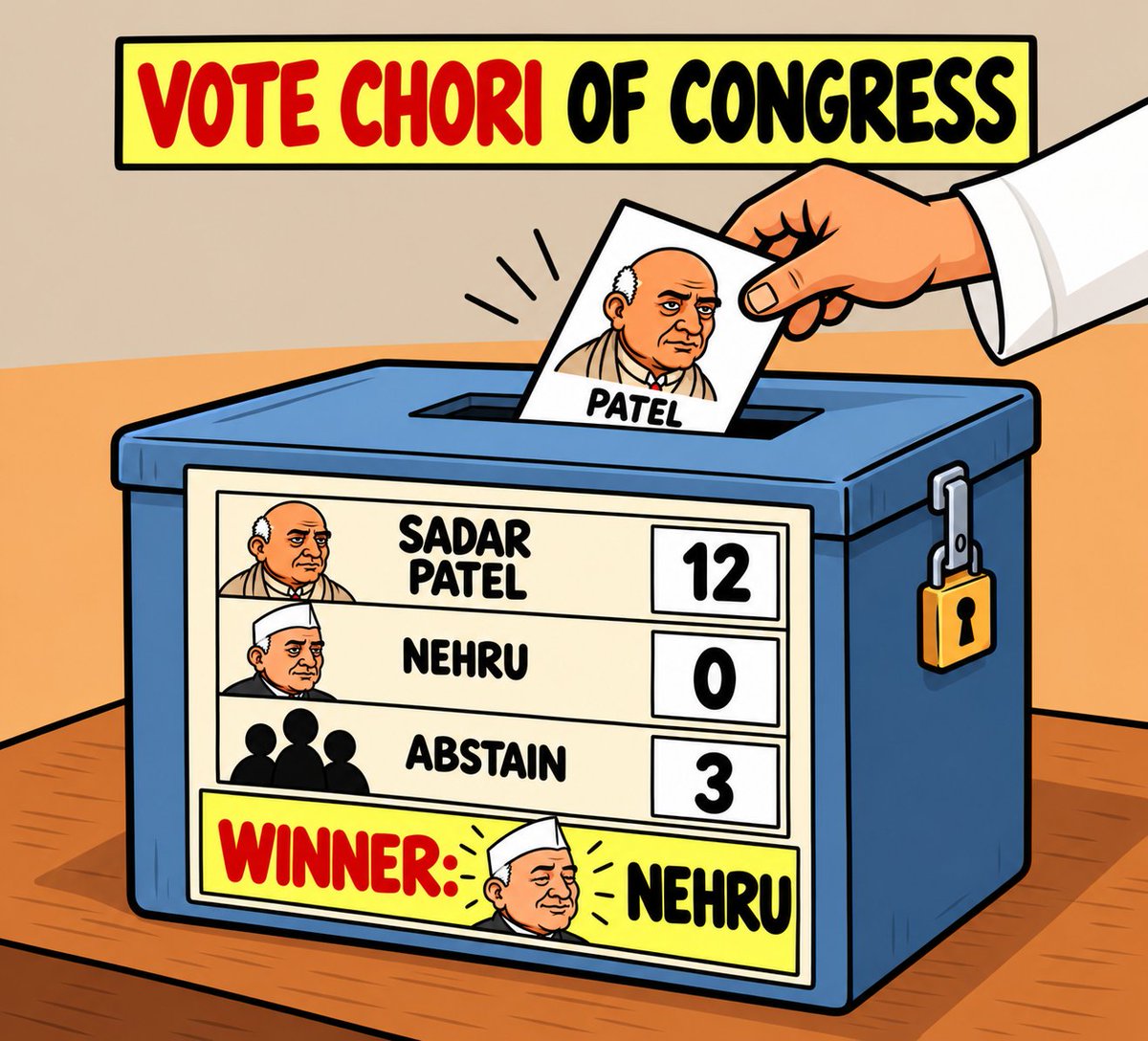 BJP4Odisha's tweet photo. Master of All Vote Chori. https://t.co/CAHPey7JM0