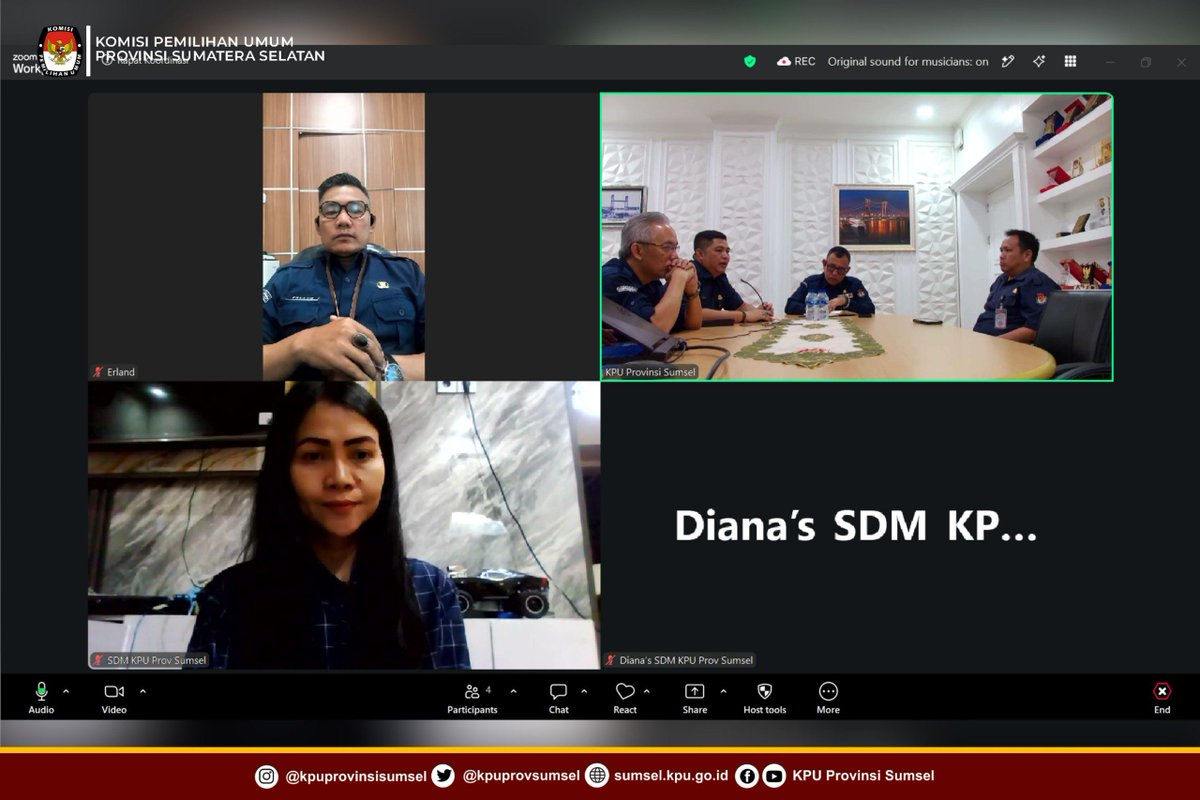 kpusumsel's tweet photo. #Temanpemilih Pelaksana Tugas Sekretaris KPU Sumsel, Ashari gelar rapat koordinasi penguatan sinergi internal Sekretariat KPU Provinsi Sumatera Selatan. Selasa (29/09/2026) https://t.co/fNx4wZSjDs