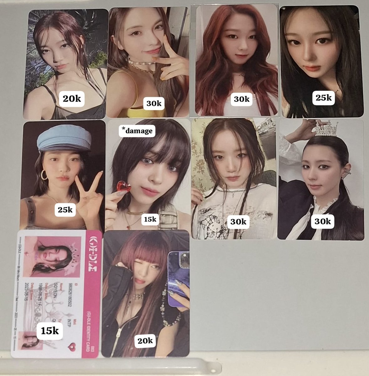 goyangiimiaw's tweet photo. ‼️UPDATE! WTS PHOTOCARD GIRLGRUP OFFICIAL READY INA‼️

✅️Harga sesuai di pict
✅️Ready Kamar
❌️Exc pack + adm 
💸Keep dp 50%
📍Dom Jaksel 
👹No HNR yaa‼️

#wts #photocard #babymonster #aespa #itzy #idle #nmixx #lesserafim #blackpink #hearts2hearts #kpop #official #readyina https://t.co/4n3yDIXIuo