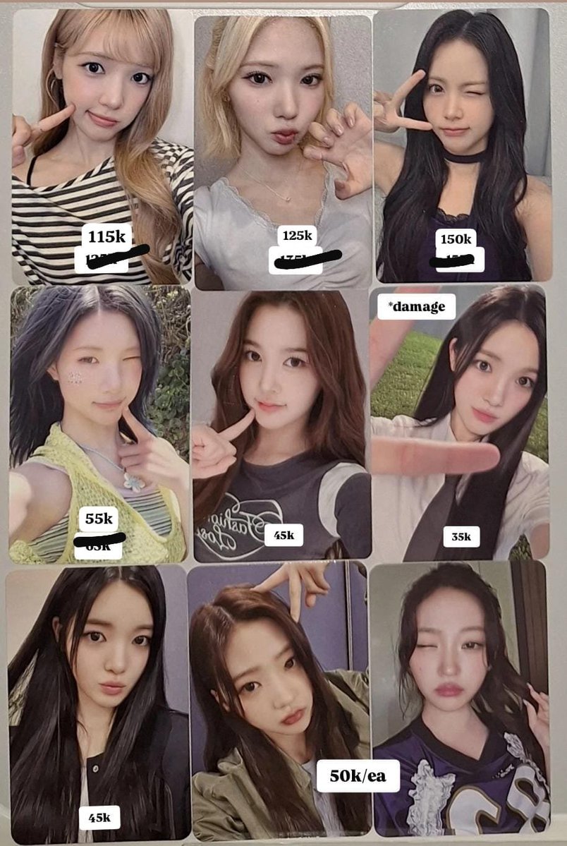 goyangiimiaw's tweet photo. ‼️UPDATE! WTS PHOTOCARD GIRLGRUP OFFICIAL READY INA‼️

✅️Harga sesuai di pict
✅️Ready Kamar
❌️Exc pack + adm 
💸Keep dp 50%
📍Dom Jaksel 
👹No HNR yaa‼️

#wts #photocard #babymonster #aespa #itzy #idle #nmixx #lesserafim #blackpink #hearts2hearts #kpop #official #readyina https://t.co/4n3yDIXIuo