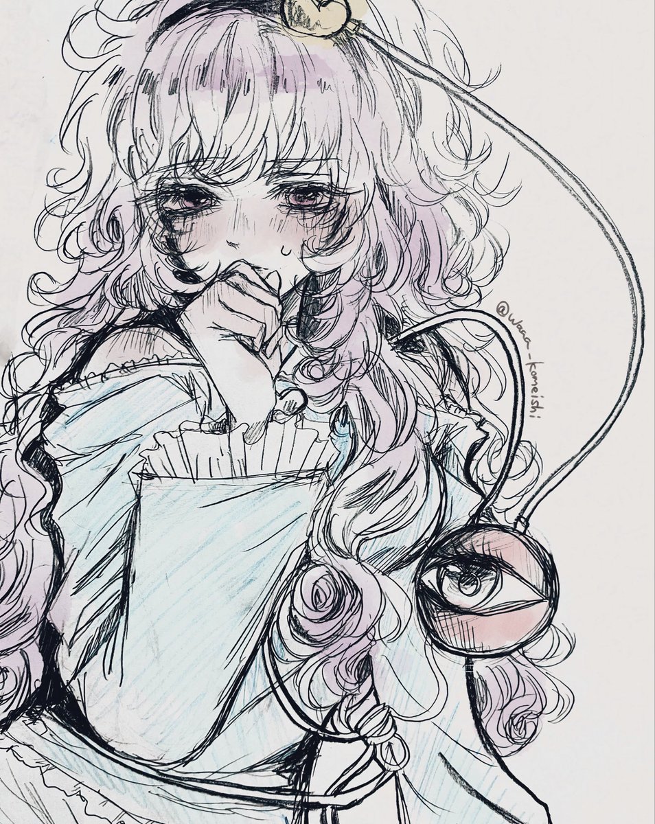 Waaa___komeiji's tweet photo. #東方Project
 #古明地さとり
大人さとり落書きꫂ ၴႅၴ https://t.co/6Siy0adiKf