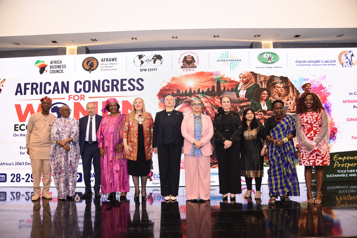 GimacNetwork's tweet photo. At the 8th GIMAC CSO-RECs Strategic Meeting, the GIMAC Awards and AFRAWE African Continental Awards honoured H.E. Judge Amal Mahmoud Atta Ammar, Judge Sally Al-Saidi, and Major General Manal Atef for their outstanding leadership and contributions to advancing women’s rights and gender equality.
Congratulations to our distinguished awardees!
#8GIMACRECs #GIMACAwards #AFRAWE #WomenLeadership #GenderEquality
