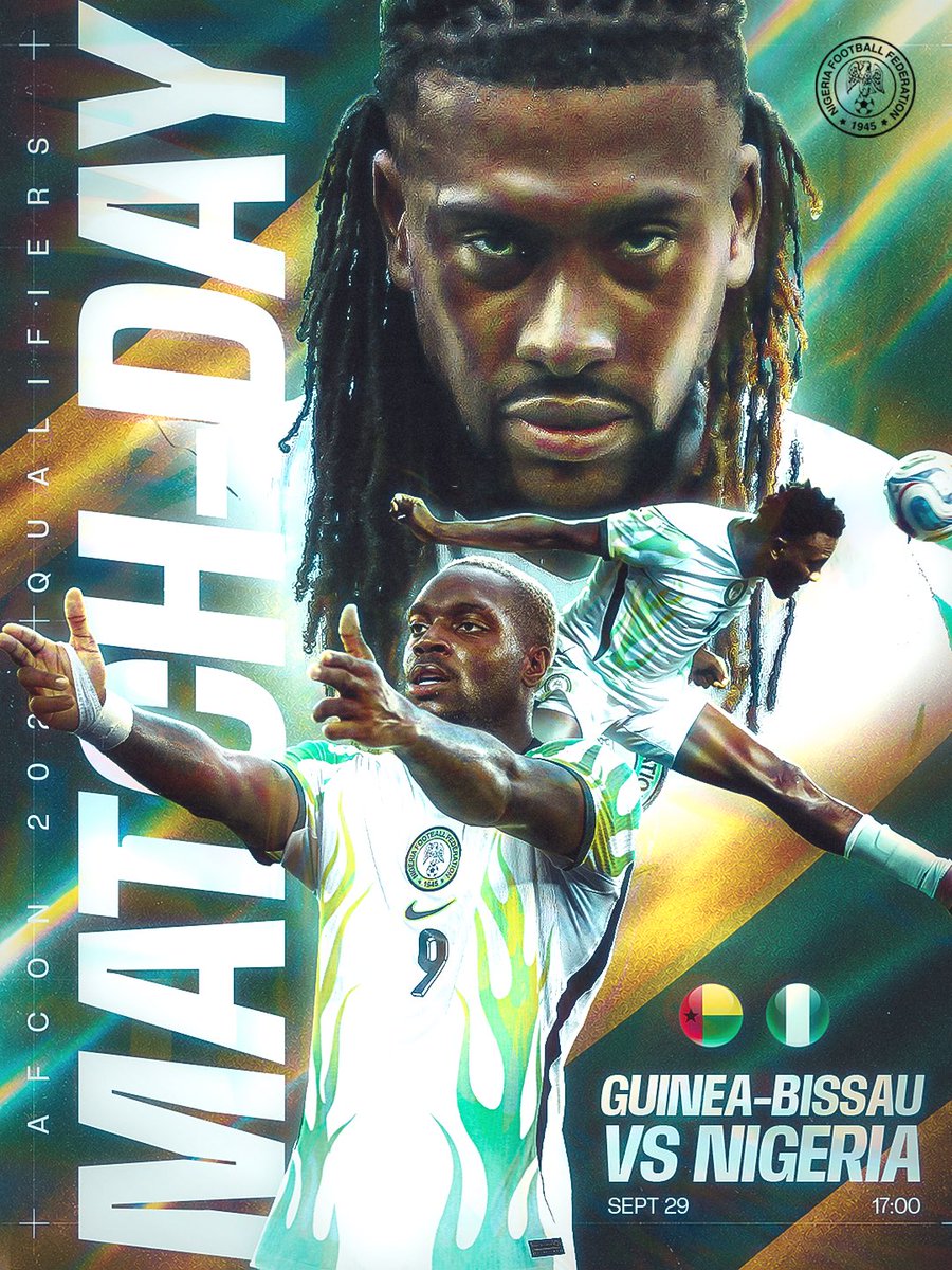 NGSuperEagles's tweet photo. Matchday in Cidade de Bissau 📍
#GNBNGA #AFCONQ #SoarSuperEagles https://t.co/AhZjm0tX0r