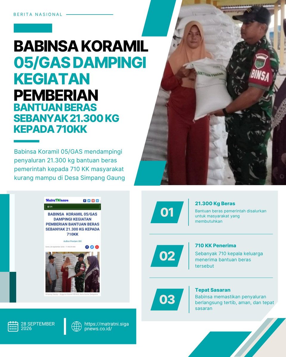 Iwaan150's tweet photo. Komando Distrik Militer Sanggau salurkan 5.000 liter air bersih kepada warga yang terdampak kemarau. Kepedulian nyata, bukan sekadar janji.

Wujud Nyata Kepedulian https://t.co/WC9FPJ2Elw
