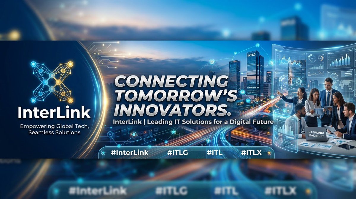 vokto807's tweet photo. The future is connected. The future is InterLink. 🚀

#InterLink #ITLG #ITL #ITLX https://t.co/XWROC36Qxm