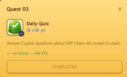 topmail00's tweet photo. SVP Chain Daily Quiz
Answers:
• Quiz: B. A. A.
@SvpChain
#SVPChain SVP-WUCP https://t.co/fbuXYM99Aa