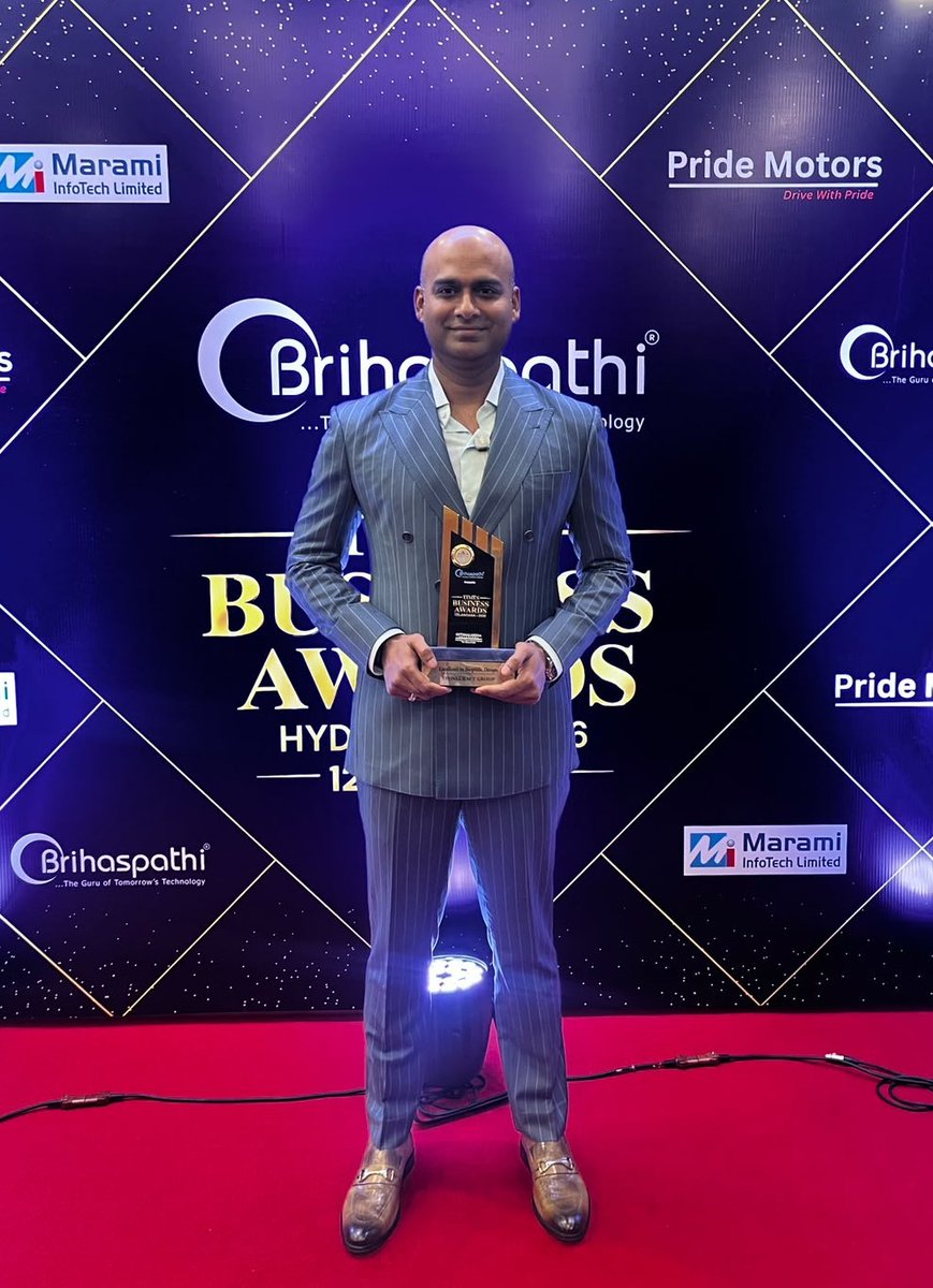 stonecraftgroup's tweet photo. We are incredibly proud to share that our MD and Founder, @chilukurikirthi  has been honoured at the Times of India Business Awards!

This recognition is a profound milestone for all of us at Stonecraft Group. 

It validates our core mission: to impart the impalpable joy of "nature first living". 

Under Mr Kirthi Chilukuri's leadership, our multi-faceted team has continuously pushed the boundaries of real estate to develop eco-conscious residential projects that prioritize both people and the planet.

"When we design with nature in mind, we don't just build homes - we build vibrant communities."

Thank you to the Times of India for the recognition, and a massive thank you to our partners, clients, and every team member who helps turn our dreams into reality.

@timesofindia @Times_Of_India_ @bennettcoleman @Brihaspathitec @optimalmedia

Here’s to building greener, healthier spaces!

What does eco-conscious living mean to you?

Let us know in the comments below!

#TimesBusinessAwards #TimesOfIndia #EcoConsciousLiving #SustainableRealEstate #StonecraftGroup