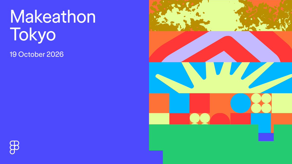 FigmaJapan's tweet photo. 【目指せConfig 2027✈️  #Makeathon: Tokyo 参加受付スタート】

10/19、日本初のFigmaハッカソンを開催！
Figma AIを使って、1日でどこまで作れるかチャレンジしてみませんか？

🏆最優秀賞にはConfig 2027のチケット＆トラベルクーポンを贈呈します！

登録はこちら👇
https://t.co/Rql1rX0noZ　　#ハッカソン