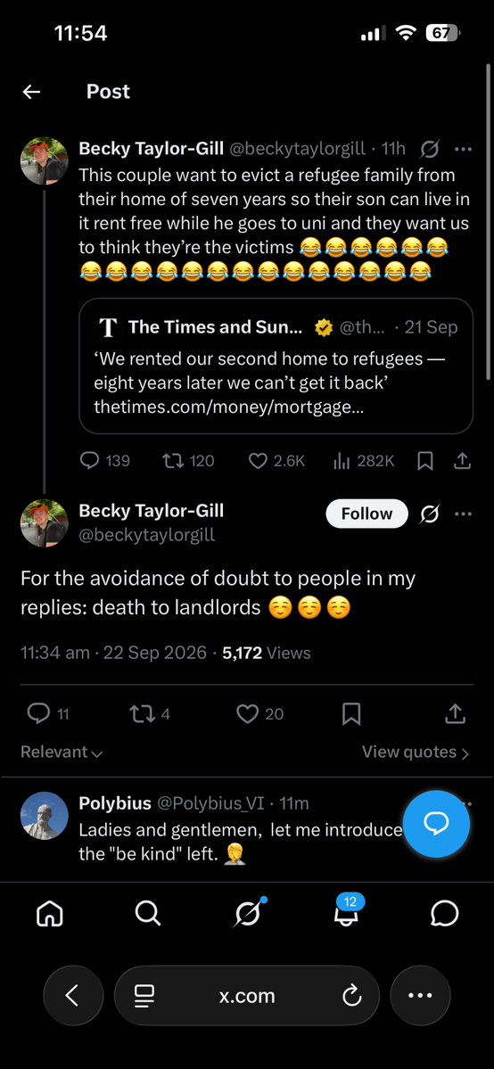 94newage's tweet photo. Wasn’t it you wishing death on landlords? https://t.co/5JwGippV1y