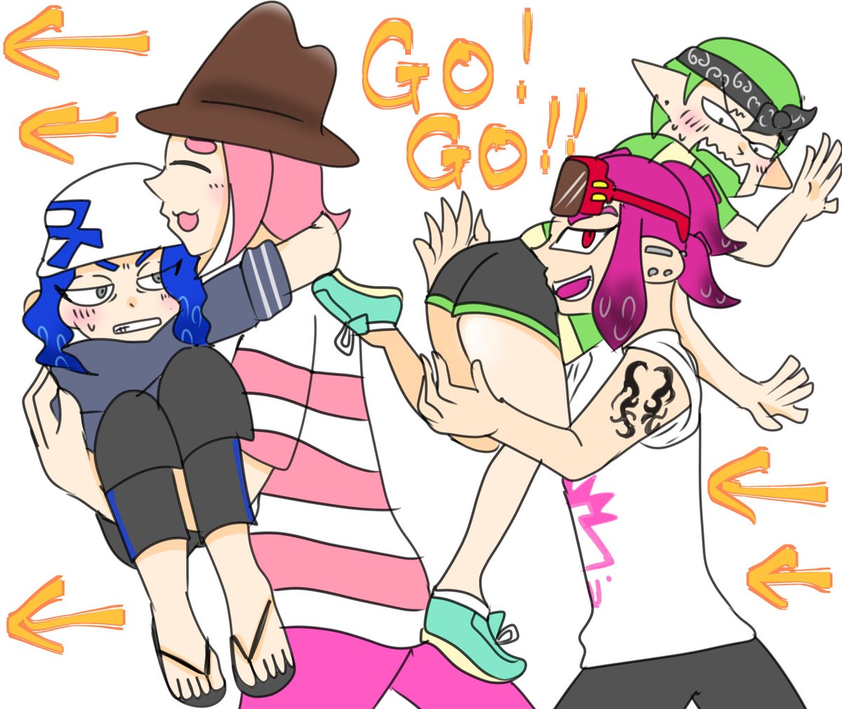 pigsada_41's tweet photo. ゆとりボーダーズのライムとピンクが、それぞれんもりさん【@nmrspllla】宅のダチュアさん、スルトさんと恋人関係になりました💐
歳の差&amp;身長差カップルの2組をどうぞよろしくお願いします！！ https://t.co/u9oHiEur5i