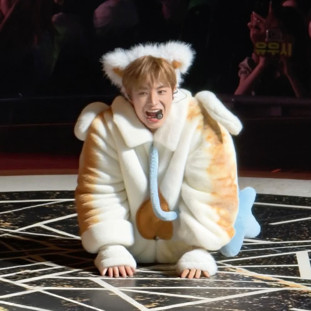 wishcyu's tweet photo. yushi when he said fans think hes a cat while he think himself as a lion https://t.co/9xUDIPX6T7