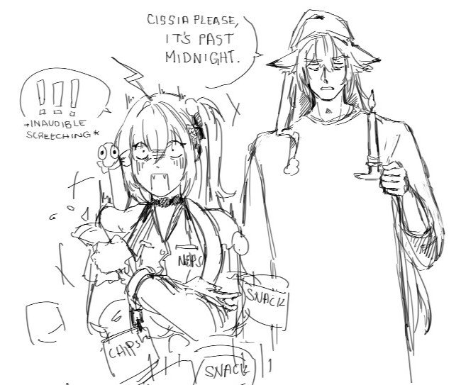AqHndi's tweet photo. I can't take these two seriously 
#cissia #severian #zzz #zzzeroㅤ https://t.co/bzzrYv9BBS