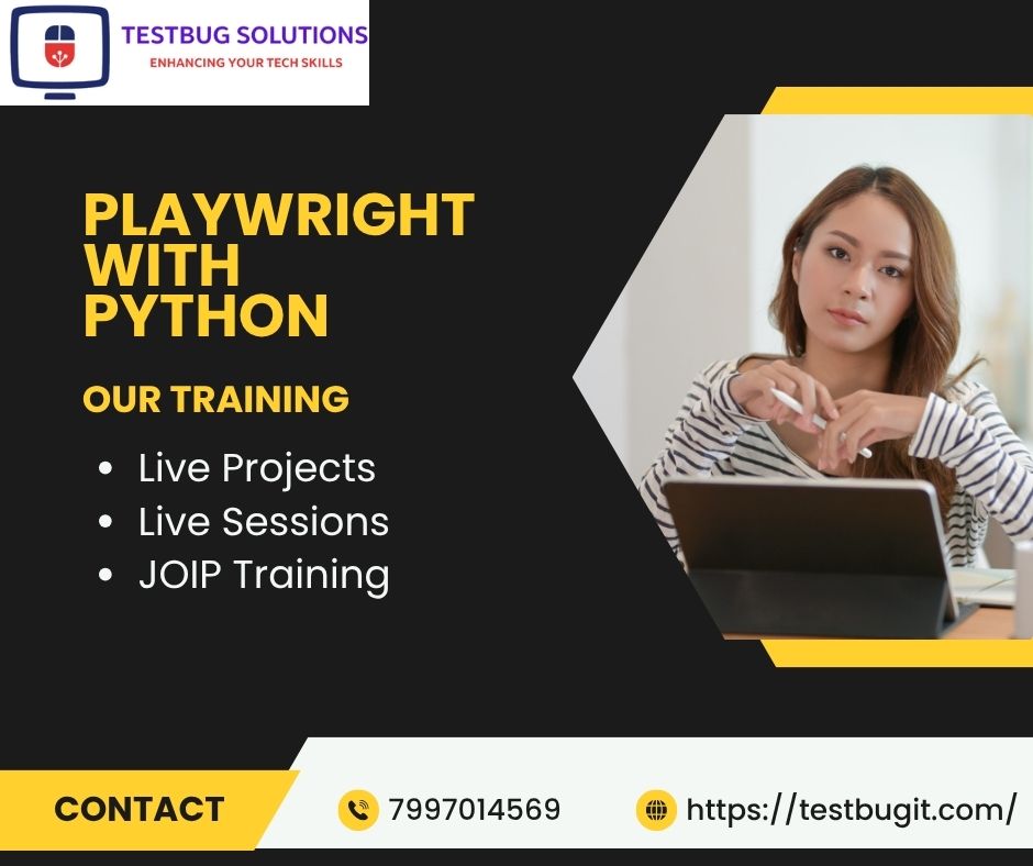 molletibalu's tweet photo. Learn Playwright with Python Testing Training with AI in Hyderabad 
https://t.co/XVzD7BuX3J
Get Directions: https://t.co/DzxEGYEvnz
#playwrightwithPythontesting #playwrightwithpythonTraining #playwrightwithpythonautomation #softwaretesting #testingtools https://t.co/DqbHNPgki5