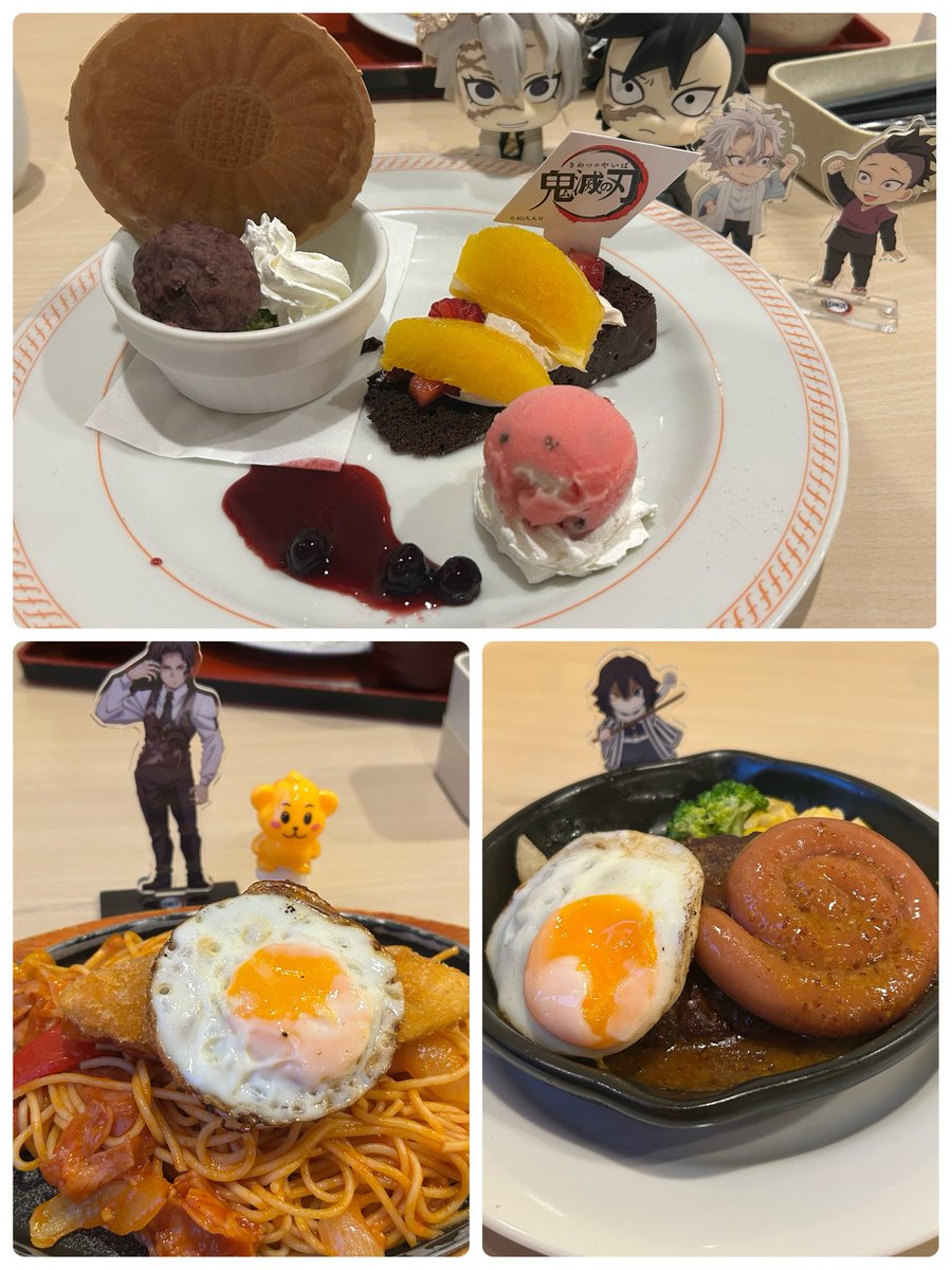 EMIstjt's tweet photo. #鬼滅の刃ジョイフルコラボ
ジョイフルさん、ありがとうございましたっ！！②
楽しかったですっ！
美味しかったですっ！！ https://t.co/fpeGVVO1C1