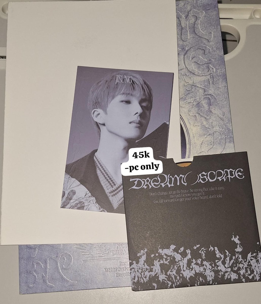 goyangiimiaw's tweet photo. ‼️UPDATE! WTS ALBUM ONLY OFFICIAL READY INA‼️

✅️Harga sesuai di pict
✅️Ready Kamar
❌️Exc pack + adm 
💸Keep dp 50%
📍Dom Jaksel 
👹No HNR yaa‼️

#PotraitB #dreamscape #factcheck #cortis #nctdream #nct127 #albumonly #official #readyina #kpop #boygrup #wts https://t.co/bHvQEcVEfI