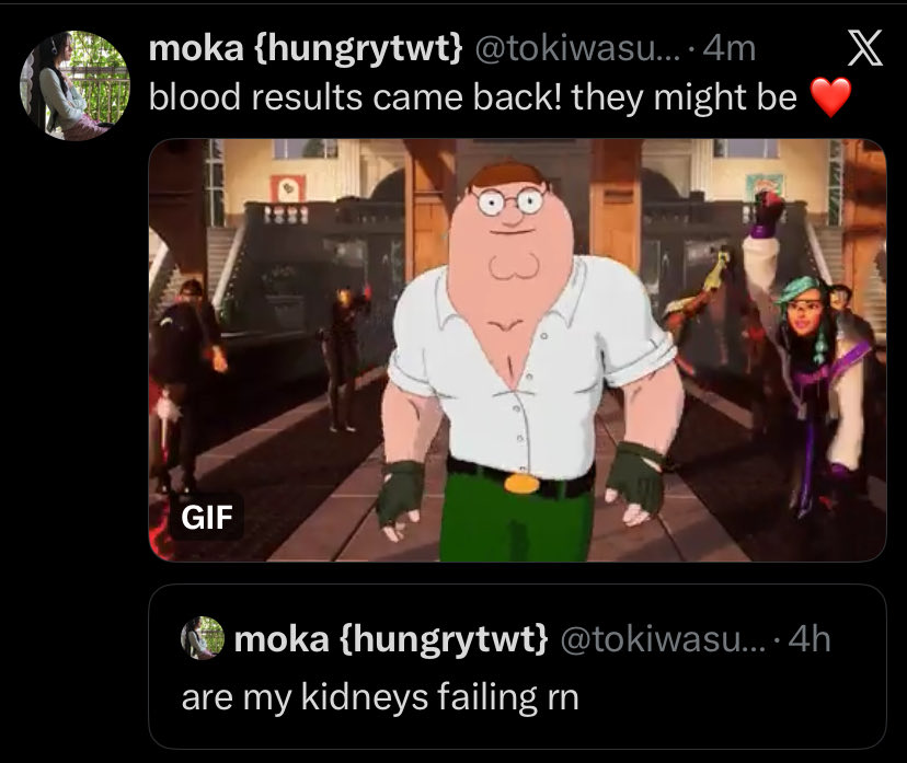 tokiwasugisatta's tweet photo. ok wait im scared i might need to b hospitalized because dr ordered an emergency appointment for tomorrow https://t.co/hVOpDXufyM