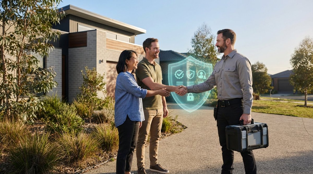 GiggySocial's tweet photo. A five-star social media review won't protect your home if your tradie turns up without an active trade licence, proper insurance, and a national police check.

https://t.co/69HERDdVWF https://t.co/WJVDSHwcyn