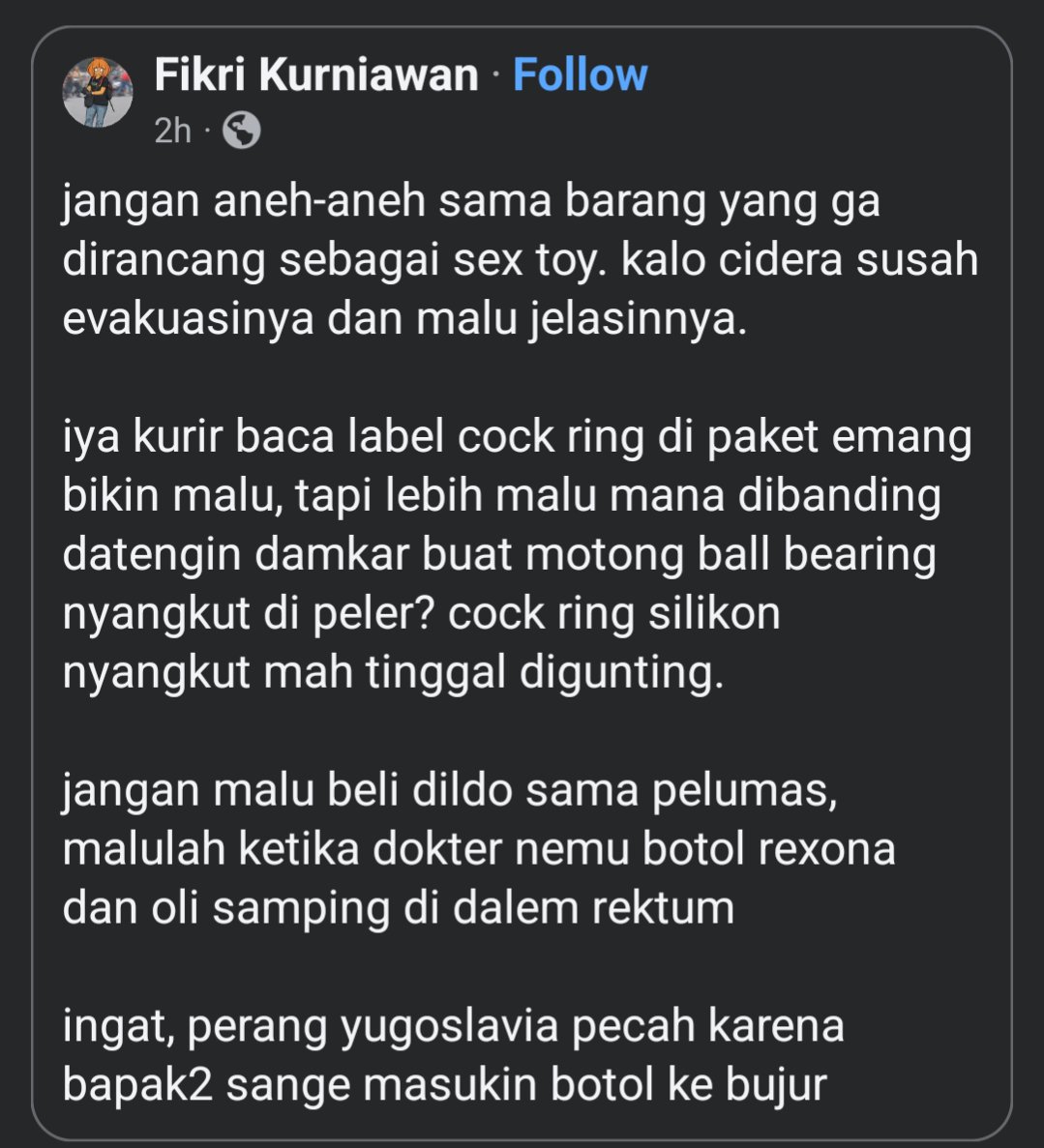 aimr0d's tweet photo. Pesan layanan masyarakat https://t.co/8Vx1G5VuJe