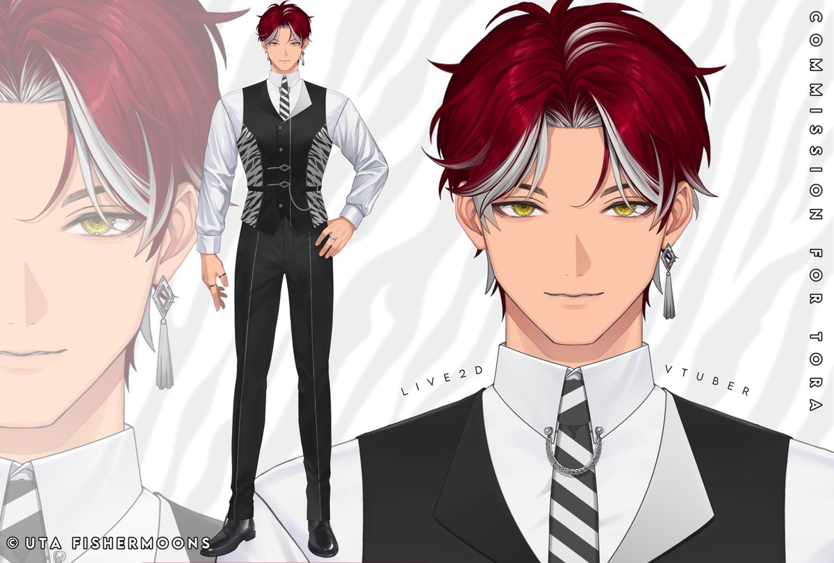 fishermoons's tweet photo. Open Commissions for Vtuber Model [Ready for Live2D/Rigging] for 1 slot ✨

RT's and likes are appreciated! 🖤

feel free to DM me! vgen below ⤵︎
#Vgencommission #commission #vtuberㅤ https://t.co/7QSGjiWbCy