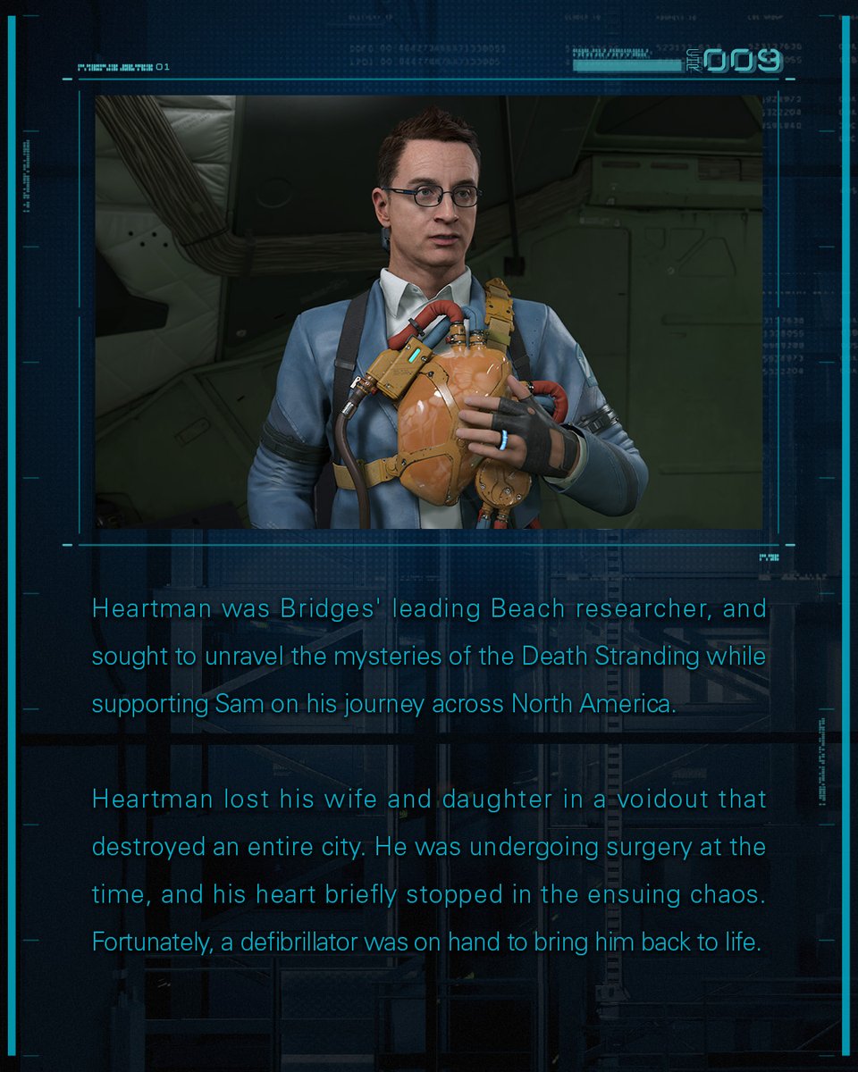 KojiPro2015_EN's tweet photo. September 29 is the birthday of director Nicolas Winding Refn, who served as the character model for Heartman in DEATH STRANDING.

Here is a CORPUS CONNECTION CARD from us to say: Happy Birthday! 🎂

┏━━━━━━━━━━━━━━━━━━┓
┃ 🂠 CORPUS CONNECTION CARD
┃ Card No. CHR009｜Heartman
┗━━━━━━━━━━━━━━━━━━┛

#CCC #CorpusConnectionCard #DeathStranding