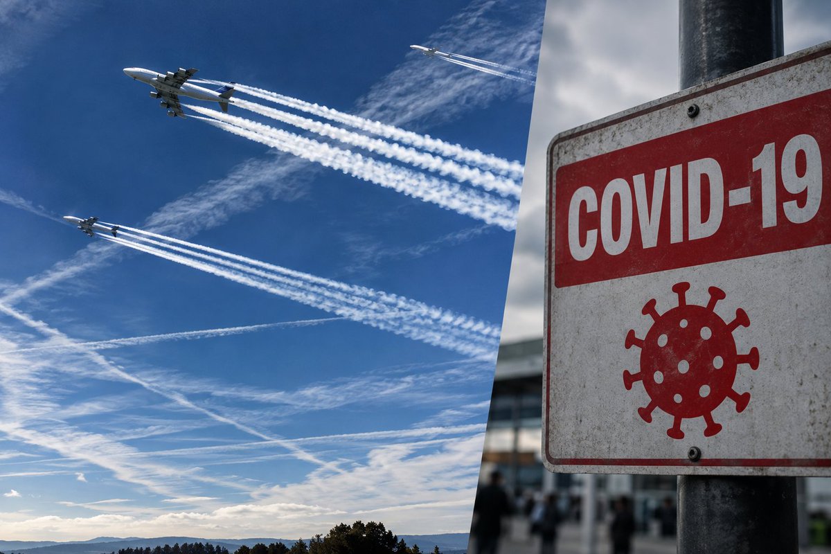 GeoDeath2030's tweet photo. Nos llamarán locos. Me la suda.

No hay tal virus. Lo llaman de nuevo COVID, pero realmente lo que está experimentando la gente es la consecuencias de inhalar metales pesados durante tantos días de fumigada.
Tos, mocos,malestar, diarrea...podría pasar por un virus,pero no lo es. https://t.co/80vVpCHoTh