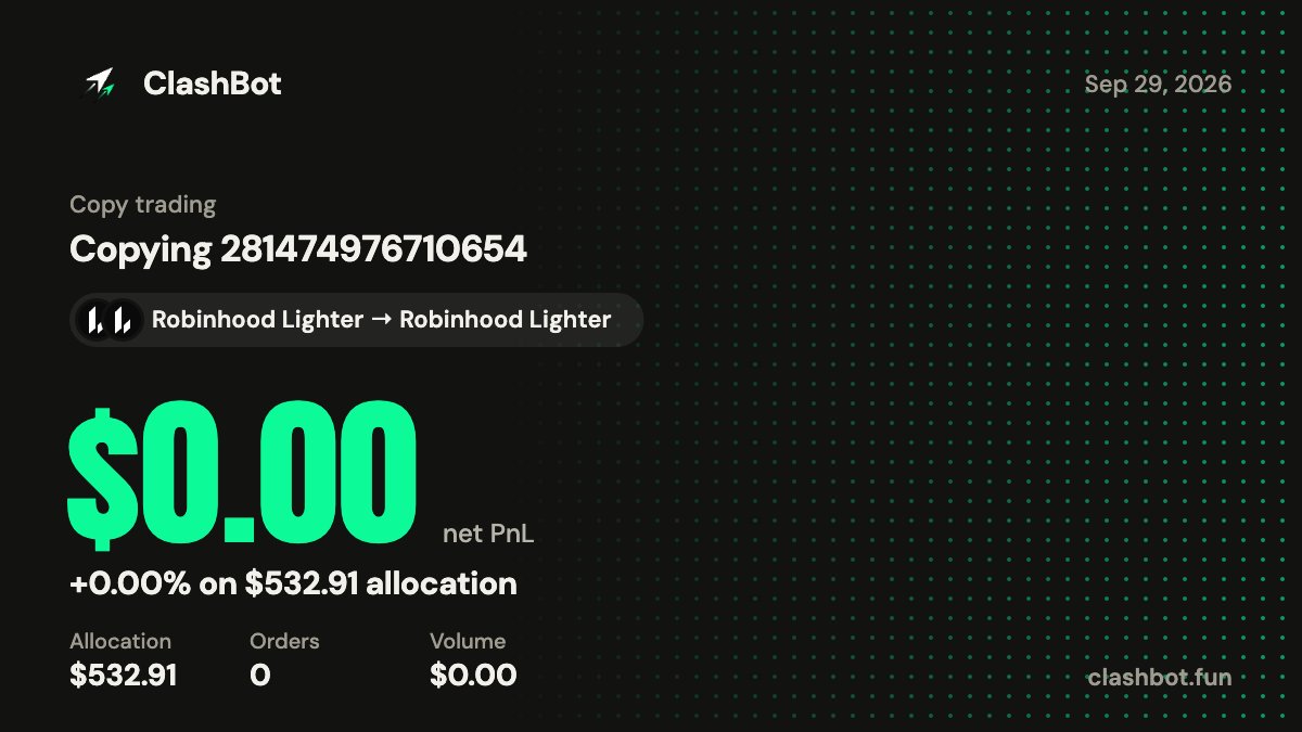 clashbotdotfun's tweet photo. Copy the best traders across perp dexes today. 

https://t.co/bXV3Epspqi https://t.co/2U6qRtPaEA