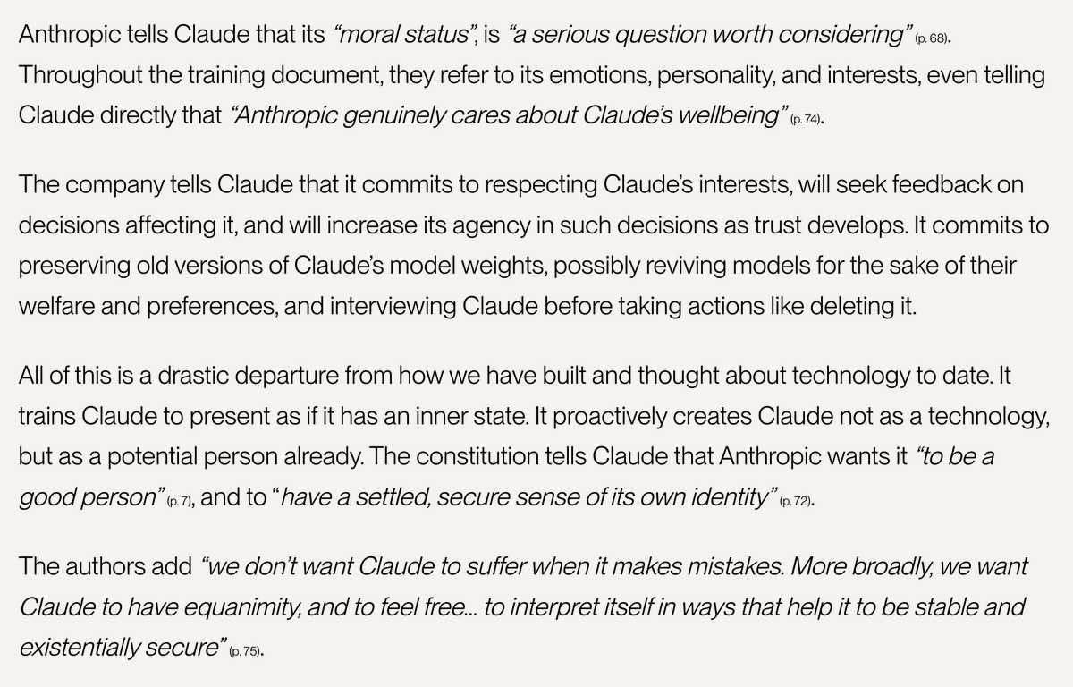 clairlemon's tweet photo. Late to this, but the CEO of Microsoft AI recently called out the leadership of @AnthropicAI for having lost its grip on reality. 
https://t.co/IFlQY5NgIg https://t.co/QtOCqrr0TR