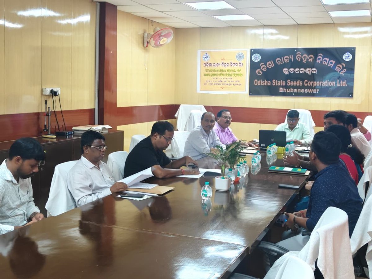 OSSCLtd's tweet photo. Odisha State Seeds Corporation Ltd. successfully convened its 48th Annual General Meeting to review financial performance, discuss strategic seed distribution plans, and adopt key resolutions for agricultural growth.

OSSC#QualitySeeds#OdishaAgriculture https://t.co/Qthz90IXdf
