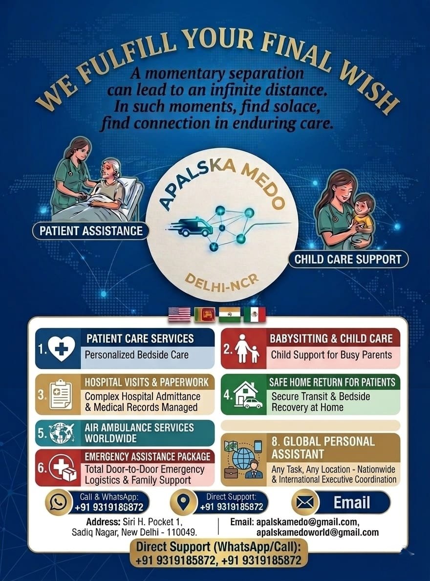 APALSKAMEDxn's tweet photo. We are an Indian company providing world-class services on par with America and Europe. You can reach out to us anytime."
Available services delhi NCR region 
#medicalcare #childcare #pacientcare #assistent #Air #Ambulance #newdelhi #emergency #wishs https://t.co/I5nEJuwjBb