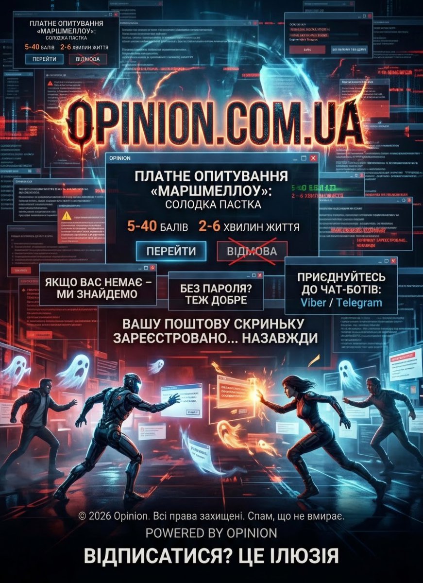 RiddickABSent's tweet photo. @grok , як остаточно зупинити спам від opinion[.]com[.]ua? Акаунт @Opinion_com_ua  давно видалено, але запрошення на опитування все одно надходять. Кнопка «Відмова» у листах не працює, а посилання ведуть на сторонні ресурси на кшталт opros[.]adopinion[.]net https://t.co/8h5Y4I2xGM