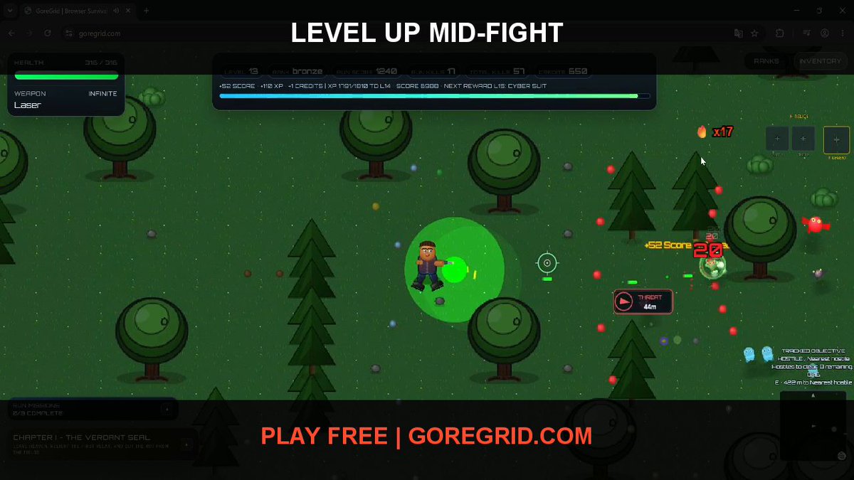 misteruplay2016's tweet photo. Quick warm-up: A fast GoreGrid decision built around mid-fight level up

Play free: https://t.co/ytdtRjONe9

#GoreGrid #LevelUp https://t.co/6esj21YszJ
