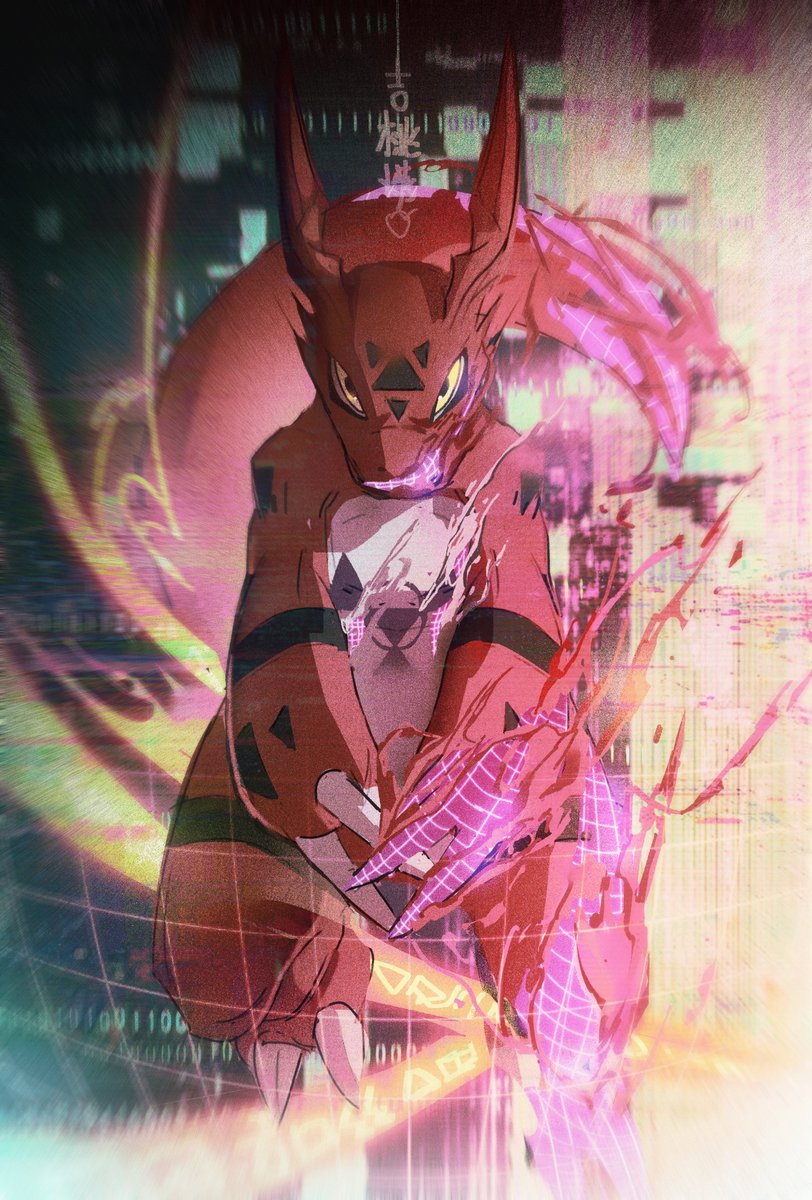 PPIINNEE24's tweet photo. #Digimon 基尔兽❤️‍🔥 https://t.co/nCy6zZeehg