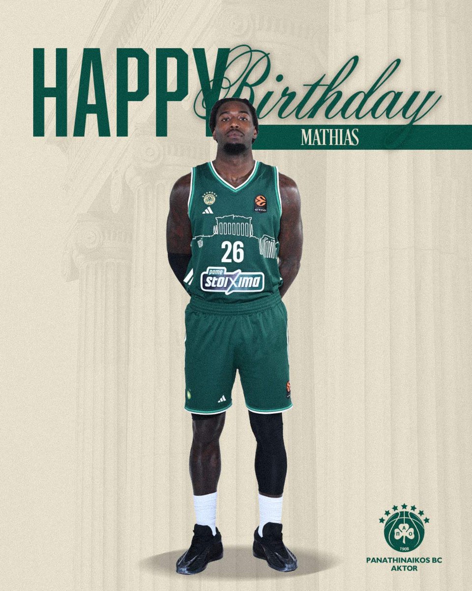 Paobcgr's tweet photo. Joyeux anniversaire, @ThiasLsf 🎂💚

Best of wishes to you and your family ☘️

#WeTheGreens #paobcaktor https://t.co/8gZLUFkzB0