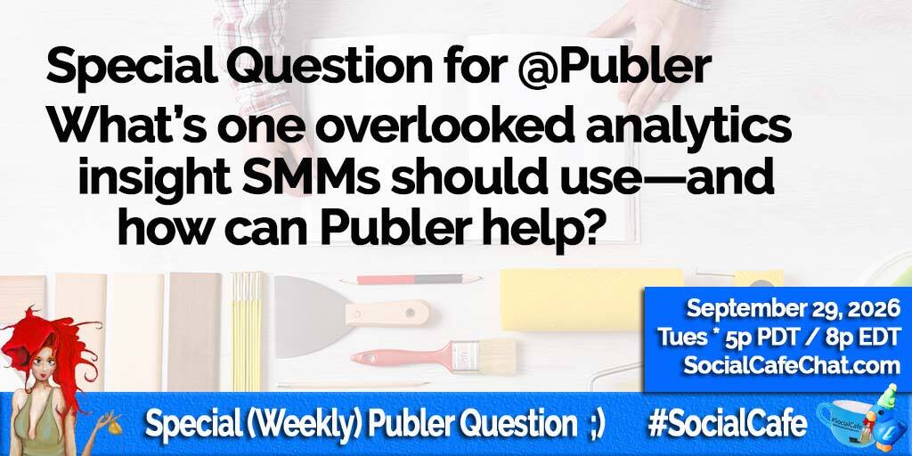 socialwebcafe's tweet photo. @publer
    Question >> What’s one overlooked analytics insight SMMs should use—and how can Publer help?
 
Thank you! 🤩 
 
#Publer #SocialCafe https://t.co/y321JYagzd