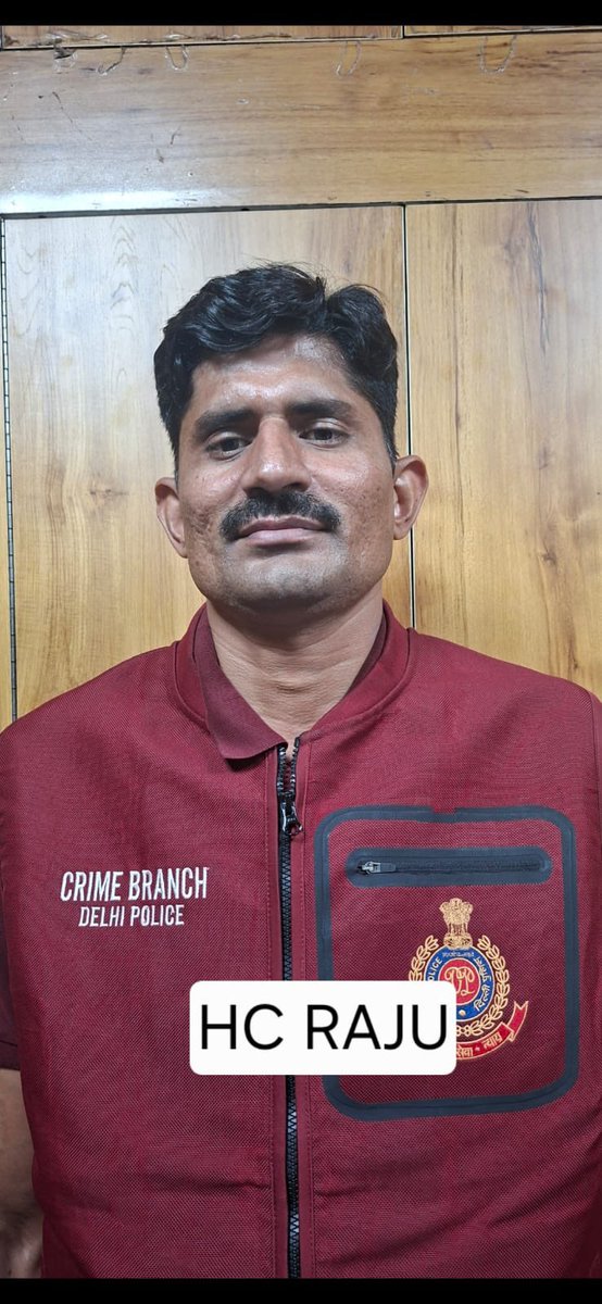 CrimeBranchDP's tweet photo. 🚨🔥 DESPERATE CRIMINAL PREVIOULSY INVOLVED IN 91 CASES, DECLARED PROCLAIMED OFFENDER IN 03 CASES APPREHENDED! 🚔

🎯 WR-II, Crime Branch, Delhi apprehended a Bad Character & Proclaimed Offender wanted in 03 cases, with a staggering history of 91 criminal cases involving robbery, snatching, theft, attempt to murder & Arms Act offences.
📍 GREATER NOIDA HIDEOUT BUSTED: Sustained intelligence development, surveillance & field verification led the team to his hideout in Greater Noida, UP.

💪 Successful operation led by Insp. Akshay Gahlaut, under  ACP Raj Pal Dabas and under the supervision of DCP Sh. Harsh Indora. 

🚨🔥 91 आपराधिक मामलों में शामिल व 03 मामलों में घोषित भगोड़ा अपराधी गिरफ्तार! 🚔

🎯 WR-II, क्राइम ब्रांच, दिल्ली ने 03 मामलों में वांछित एक BC एवं उद्घोषित भगोड़े को गिरफ्तार किया, जिसका आपराधिक इतिहास 91 मामलों का है, जिसमें लूट, झपटमारी, चोरी, हत्या के प्रयास एवं आर्म्स एक्ट के मामले शामिल हैं।
📍 ग्रेटर नोएडा का ठिकाना ध्वस्त: लगातार खुफिया जानकारी जुटाने, निगरानी एवं फील्ड वेरिफिकेशन के बाद टीम ने ग्रेटर नोएडा, यूपी स्थित उसके ठिकाने तक पहुंचकर गिरफ्तारी की।

💪 सफल कार्रवाई: इंस्पेक्टर अक्षय गहलौत के नेतृत्व में, एसीपी राज पाल डबास के मार्गदर्शन में एवं डीसीपी श्री हर्ष इंदौरा की निगरानी में।

https://t.co/5ZGgn7DpfW

#DelhiPolice
#CrimeBranch

@LtGovDelhi
@DelhiPolice
@CPDelhi