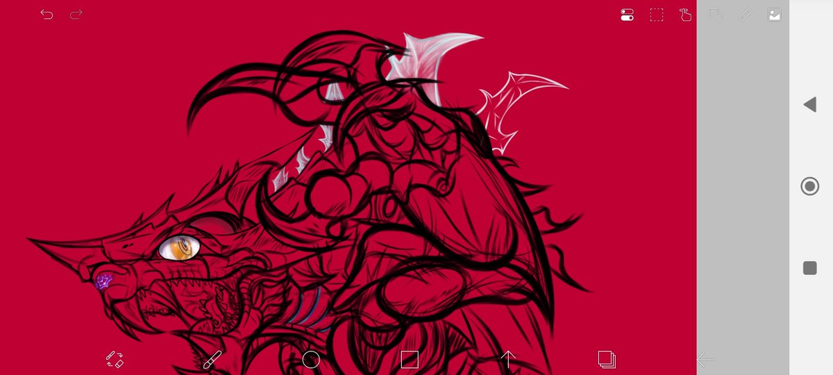 SpoonNoelle's tweet photo. Red bg makes him look apocalyptic https://t.co/t0SS7UiDYO