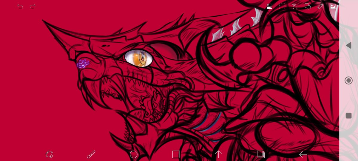 SpoonNoelle's tweet photo. Red bg makes him look apocalyptic https://t.co/t0SS7UiDYO