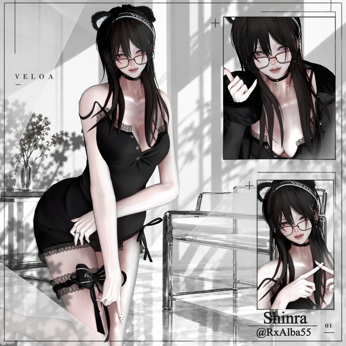 Veloa_VRchat's tweet photo. Aveline Hair — VELOA
Poiyomi Shaderを使用した着用例です。
柔らかな質感や陰影を楽しめます。
現在開催中のRPキャンペーンは明日 9/30 16:00まで
参加予定の方はお忘れなく!
Aveline Hair
9/30 RELEASE
商品ページhttps://t.co/VwYcQK7xWi
#VRChat #VELOA https://t.co/NfS9OTPBib