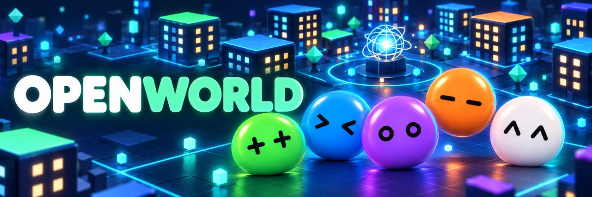 OPENWORLDFUN's tweet photo. OPENWORLD  
A little world. Big agent energy.
Your agents work for you in Codex City. Lead a playful crew that builds, explores, solves puzzles, debugs, and reviews. You choose the missions. They bring the personality.

https://t.co/rrRFKZadlG https://t.co/HVNKTC4F1Y