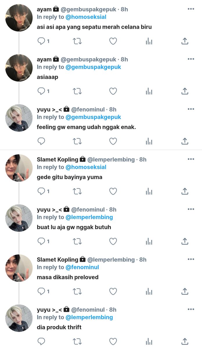 nakakinyan's tweet photo. rungyum few tweets au ; edisi ngintip cuitan mereka (feat. tanggapan warga) 🔞 https://t.co/RsZTKcv5mP