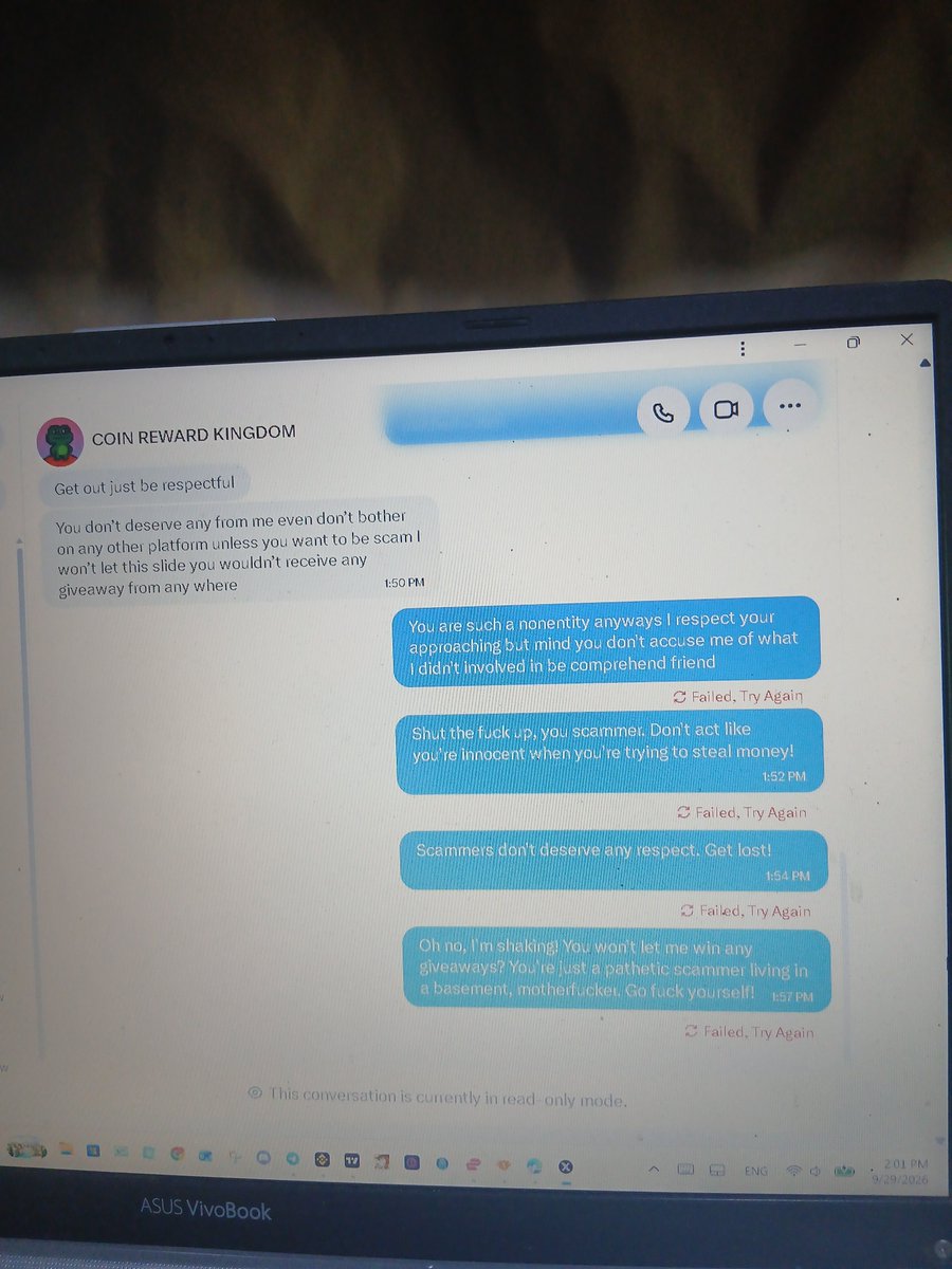KweeN41541's tweet photo. Mother fucker scammer https://t.co/jUCW5U63zg