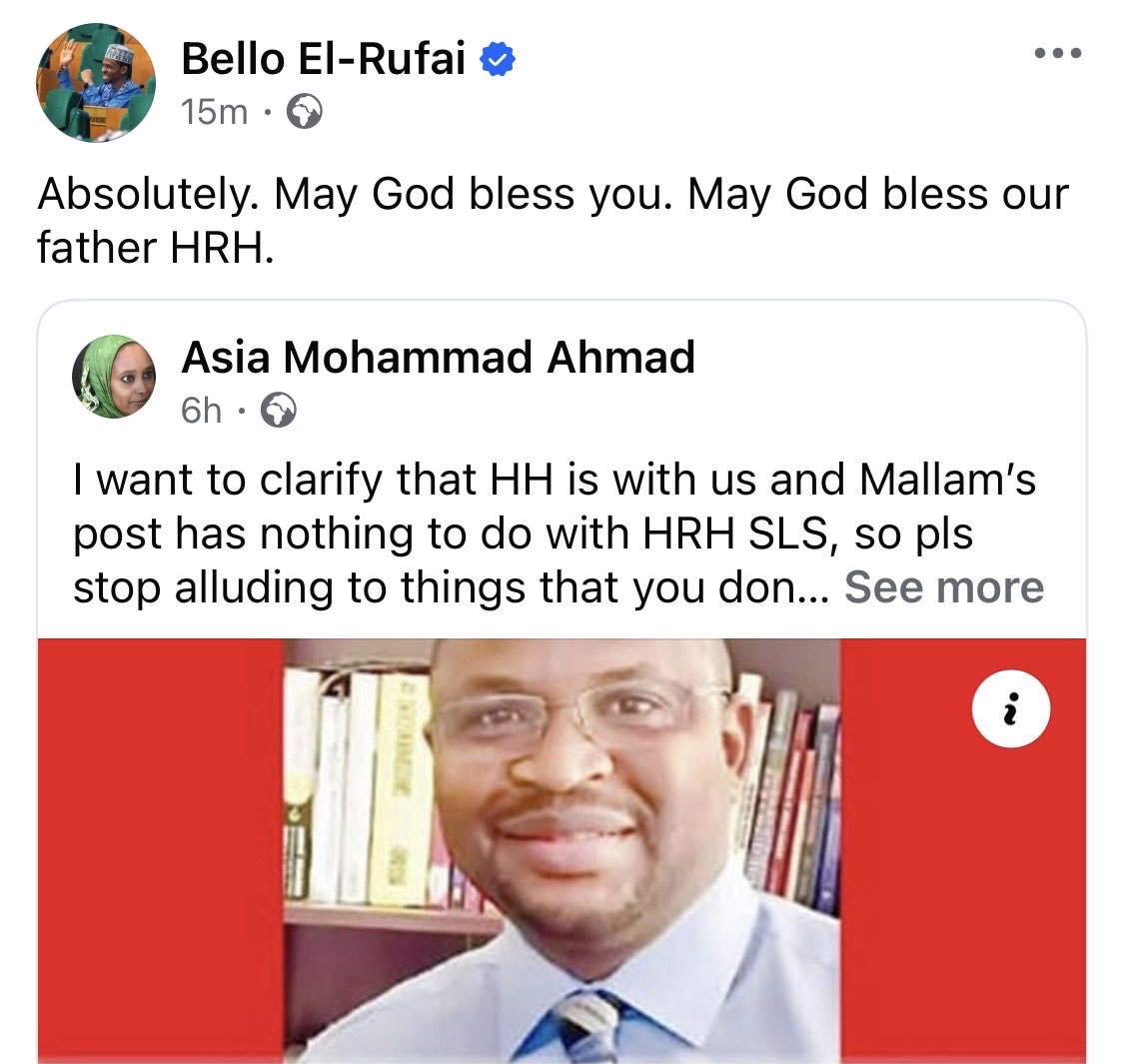 bnsalman66's tweet photo. Aunty this is what the family of el-rufai said about him regarding the case https://t.co/az9MeTvXiQ