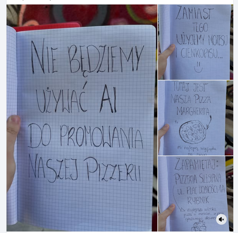agnieszka_huf's tweet photo. Fajny pomysł :)
Pizzeria Silesiana z Rybnika na FB. https://t.co/R2oHn44e0J