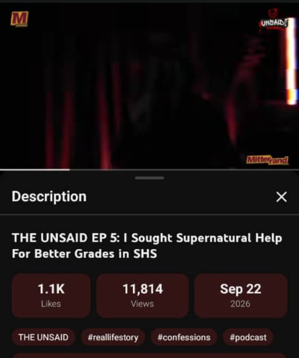 GertrudeKwakye2's tweet photo. Royals and lovers of Oheneba 
Please let's get these videos to 12k and 15k views 
The UNSAID episode 1 and 
Spill and Argue episode 2, please 🙏 

ANTICIPATE UNSAID PART 6
OHENEBA THE ICON

#DennisOhenebaMitterrand
#OhenebaXUnsaid https://t.co/4i8PvLBPlT