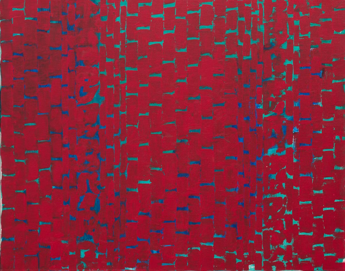 AniSWISSarts's tweet photo. Alma Thomas - A Red Display of Fall Leaves, 1972 https://t.co/vLACERnCu9
