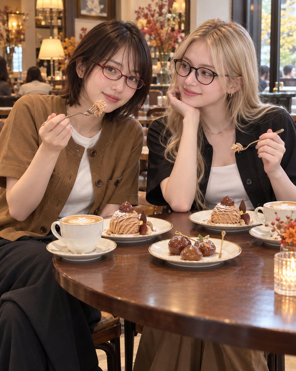 goro_sx250's tweet photo. こんにちは。

 #洋菓子の日 

 #眼鏡っ娘  #AI美女  #うちの子 https://t.co/z63TPLQ9Hg