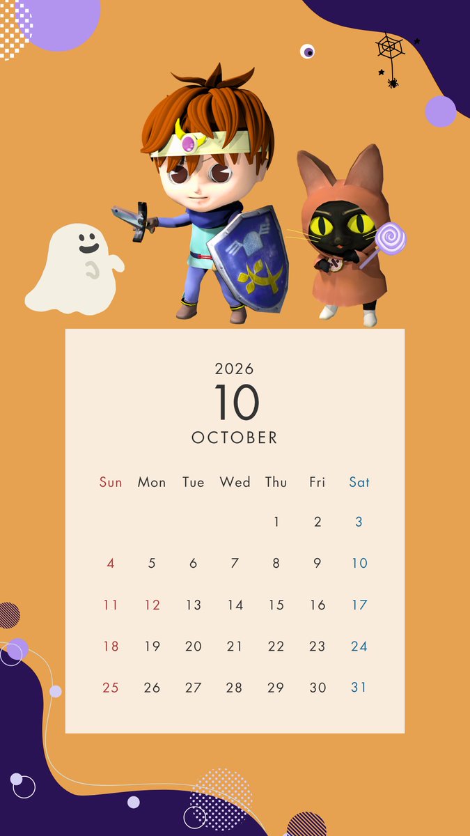 scc_itto's tweet photo. ボクの10月用カ���ンダーを作ってみたよ！         
これを壁紙にすると運気上がると思うんだよね。     
みんなも使ってみてねヽ( ◕∀◕ )             
    
#カレンダー #企業公式つぶやき部 https://t.co/e1ST23ct2M