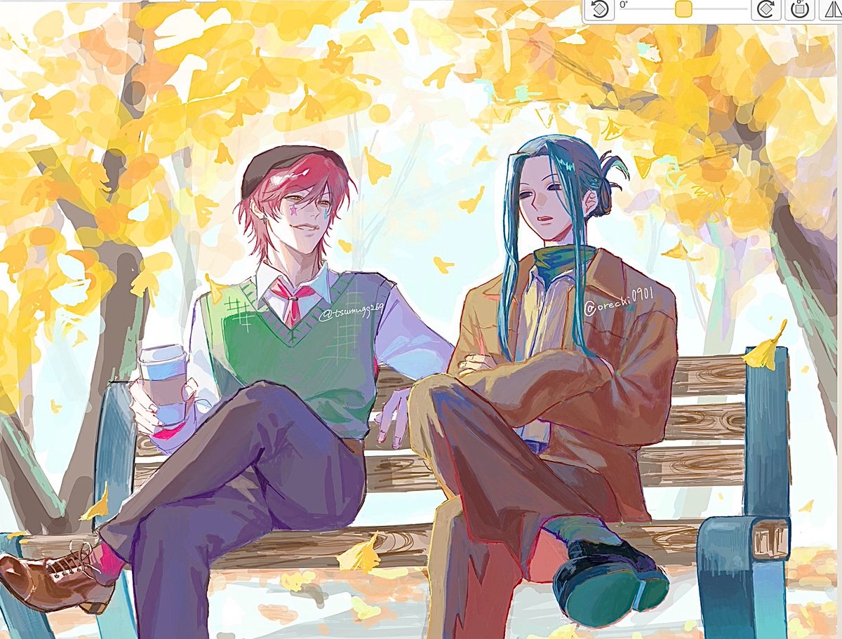 tsumugg269's tweet photo. 絵チャ🍂　@orechi0901 https://t.co/iF9LxtPMlk