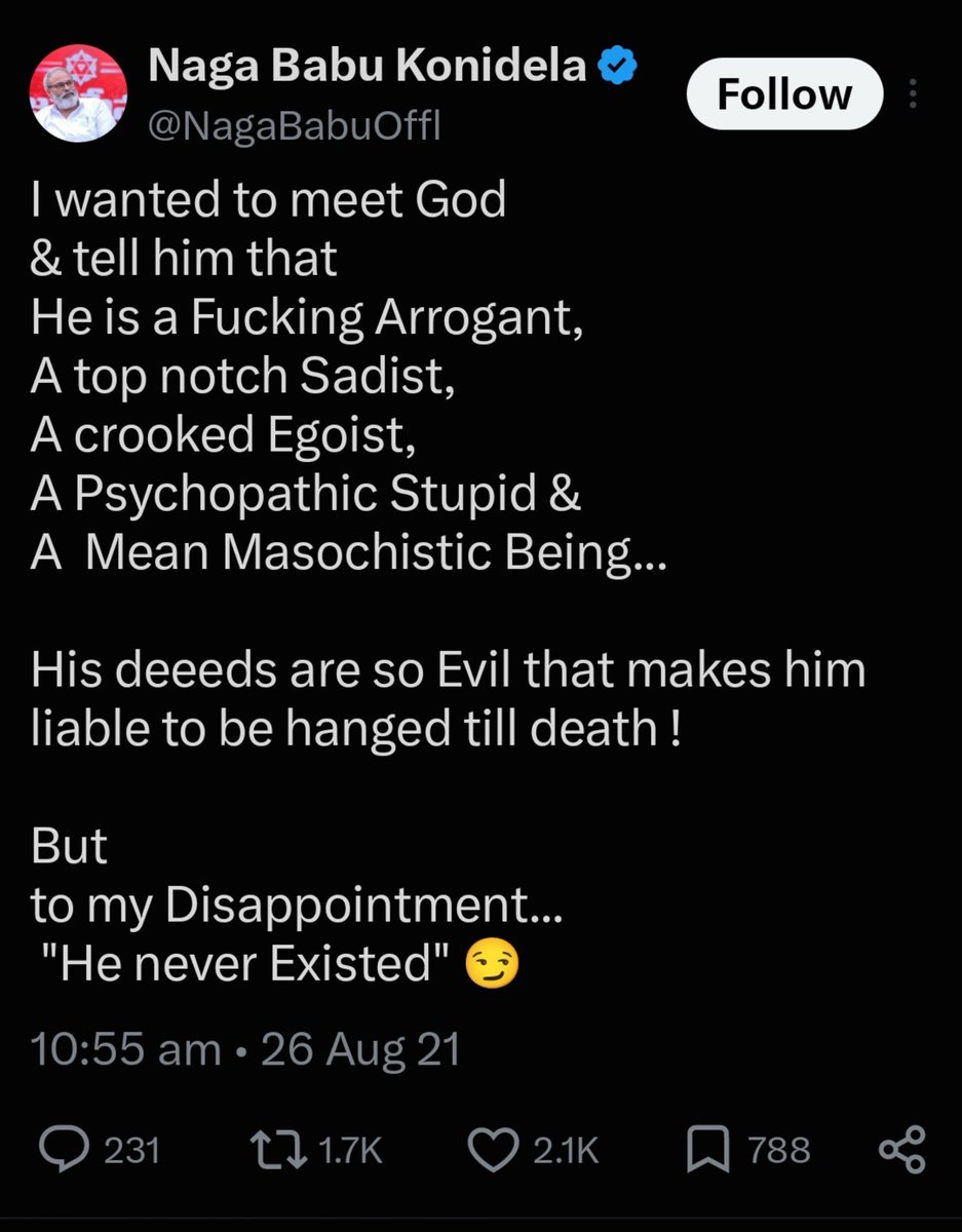 DhulekkuvAA's tweet photo. Ee tweet ippudu enduku delete chesar? https://t.co/Gce869QERZ
