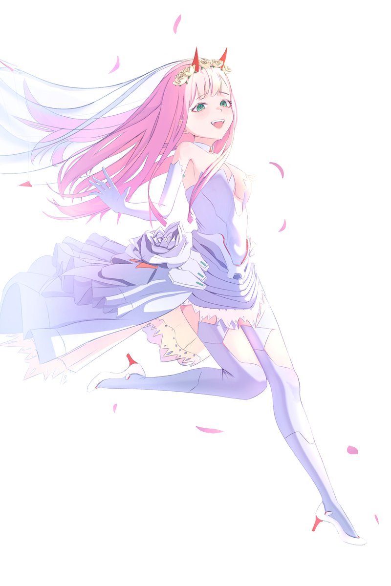 alludityarts's tweet photo. Unconsciously my favourite character #zerotwo https://t.co/FGfvL6RGWH